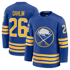 Kooe B.Sabres #26 Rasmus Dahlin Royal Home Premium Stitched Jerseys