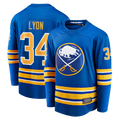 Kooe B.Sabres #34 Alex Lyon Royal Home Breakaway Stitched Jerseys
