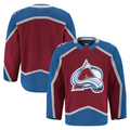 Kooe C.Avalanche Burgundy Home Authentic Pro Jerseys