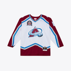 Kooe C.Avalanche Joe Sakic Mitchell & Ness White 1995 Power Play Jerseys