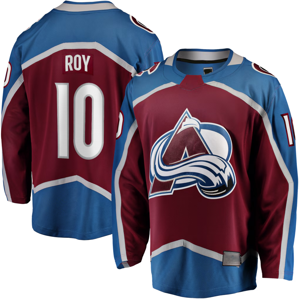 Kooe C.Avalanche #10 Nicolas Roy Burgundy Home Breakaway Jerseys