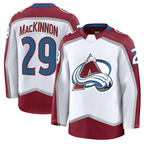 Kooe C.Avalanche #29 Nathan MacKinnon White Away Premium Jerseys