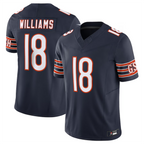 Kooe C.Bears #18 Caleb Williams Navy Vapor F.U.S.E. Limited Jersey Player Stitched Jerseys