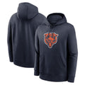 Kooe C.Bears Navy Salute to Service Pullover Hoodies Limited Blank Player Stitched Jerseys