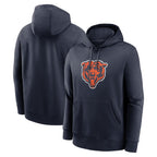 Kooe C.Bears Navy Salute to Service Pullover Hoodies Limited Blank Player Stitched Jerseys