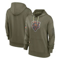 Kooe C.Bears Olive Salute to Service Pullover Hoodies Blank Player Stitched Jerseys