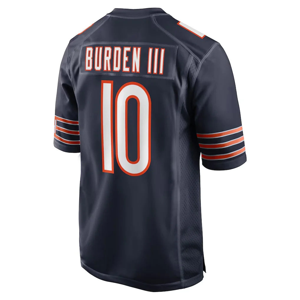 Kooe C.Bears #10 Luther Burden III Player Navy Home Game Stitched Jerseys
