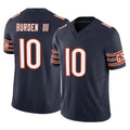 Kooe C.Bears #10 Luther Burden III Player Navy Vapor F.U.S.E. Limited Home Game Stitched Jerseys