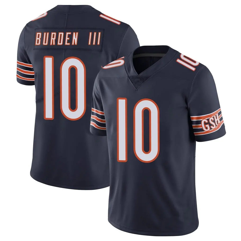 Kooe C.Bears #10 Luther Burden III Player Navy Vapor Untouchable Limited Home Game Stitched Jerseys