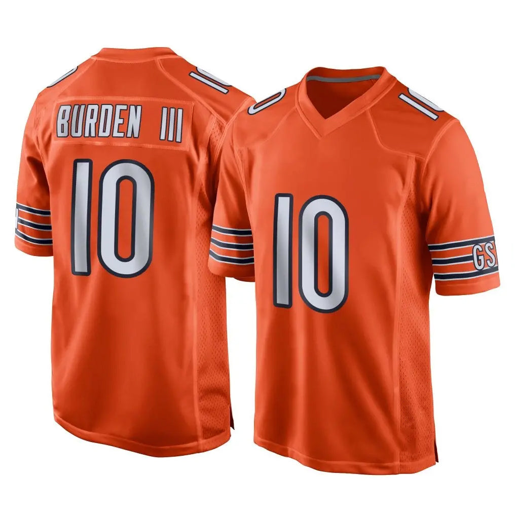 Kooe C.Bears #10 Luther Burden III Player Orange Home Game Stitched Jerseys