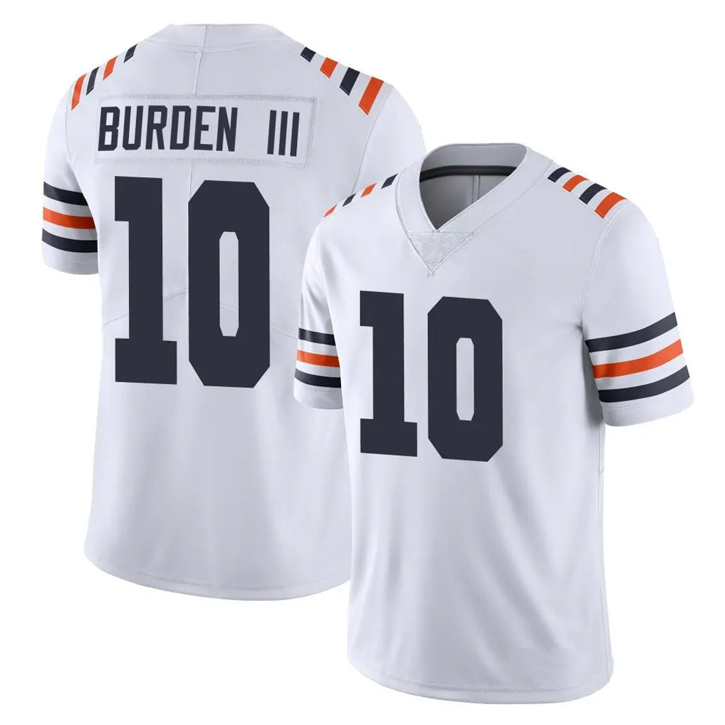 Kooe C.Bears #10 Luther Burden III Player White Classic Vapor Limited Home Game Stitched Jerseys