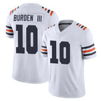 Kooe C.Bears #10 Luther Burden III Player White Classic Vapor Limited Home Game Stitched Jerseys