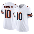 Kooe C.Bears #10 Luther Burden III Player White Vapor F.U.S.E. Limited Home Game Stitched Jerseys