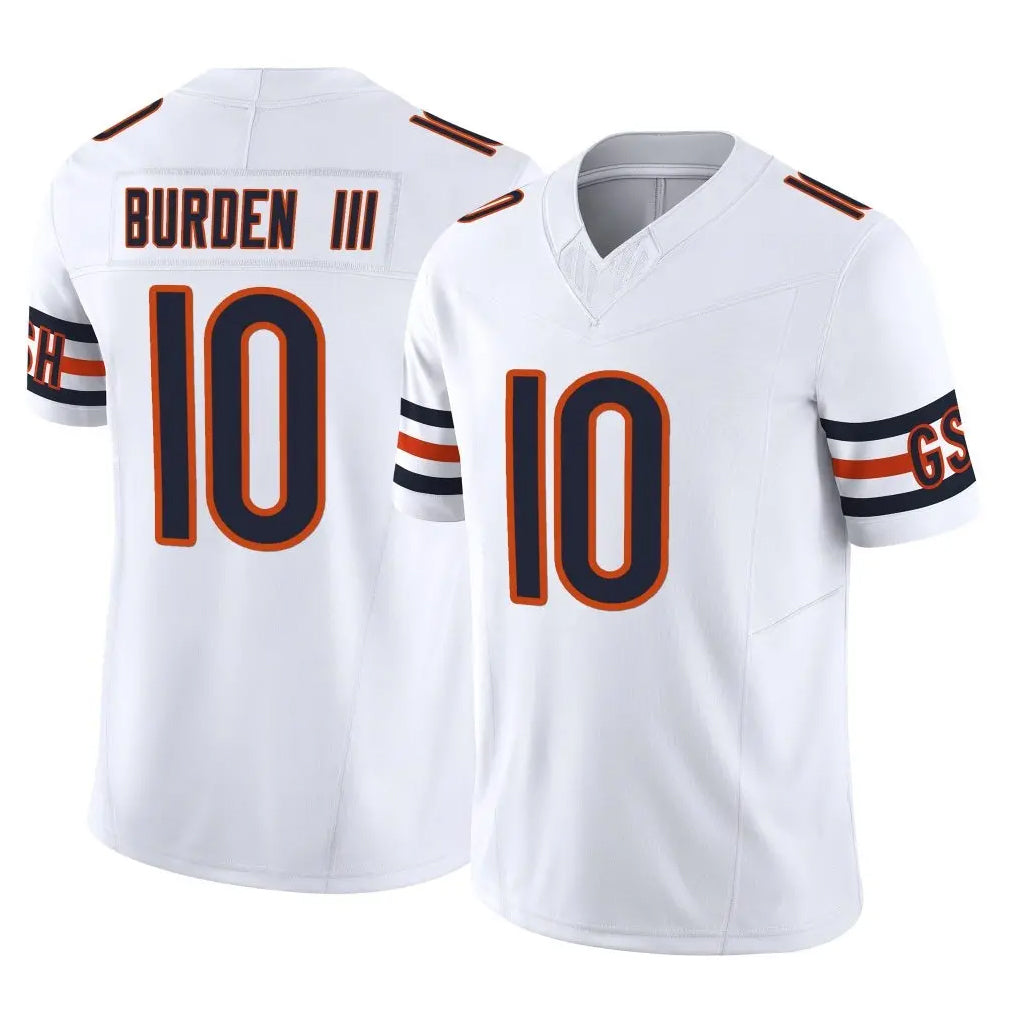 Kooe C.Bears #10 Luther Burden III Player White Vapor F.U.S.E. Limited Home Game Stitched Jerseys