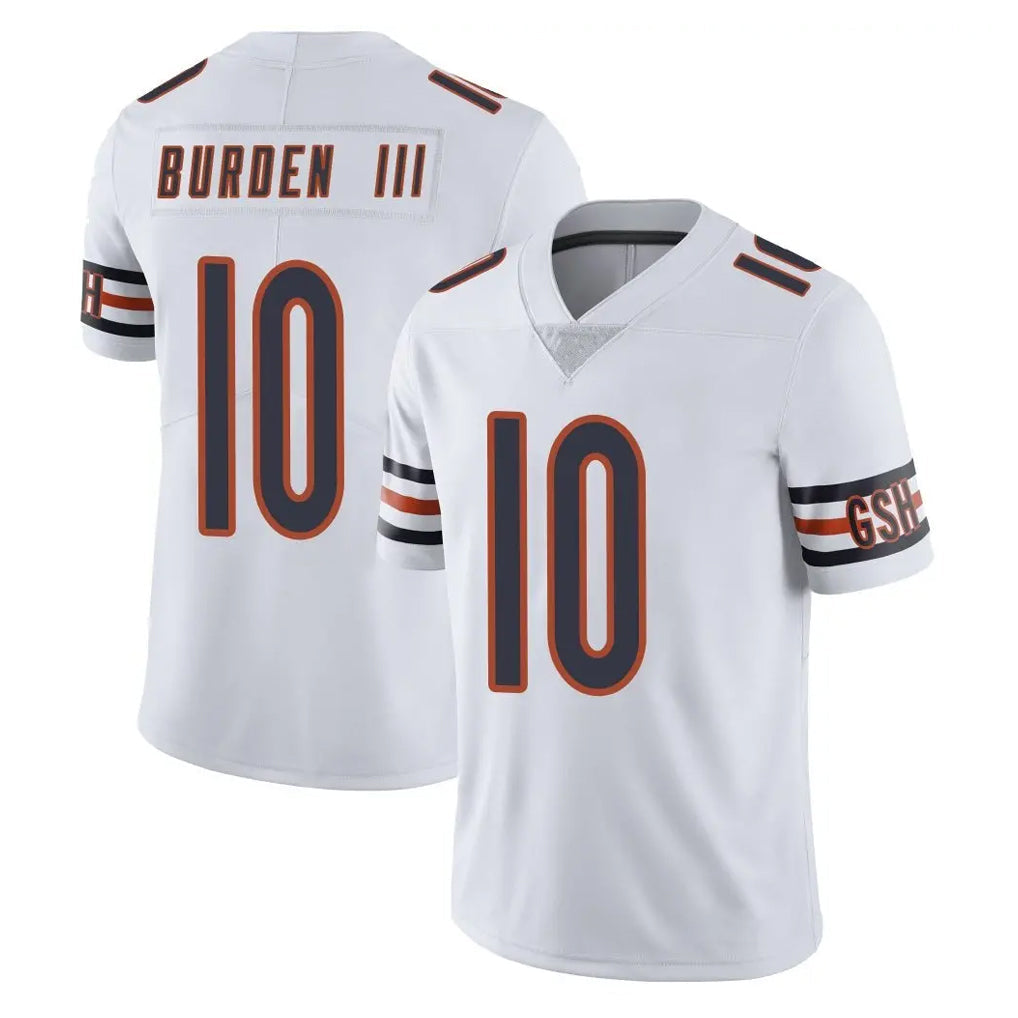 Kooe C.Bears #10 Luther Burden III Player White Vapor Untouchable Limited Home Game Stitched Jerseys