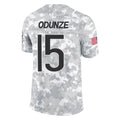 Kooe C.Bears #15 Rome Odunze Player Arctic Camo Salute to Service Limited Stitched Jerseys