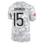 Kooe C.Bears #15 Rome Odunze Player Arctic Camo Salute to Service Limited Stitched Jerseys