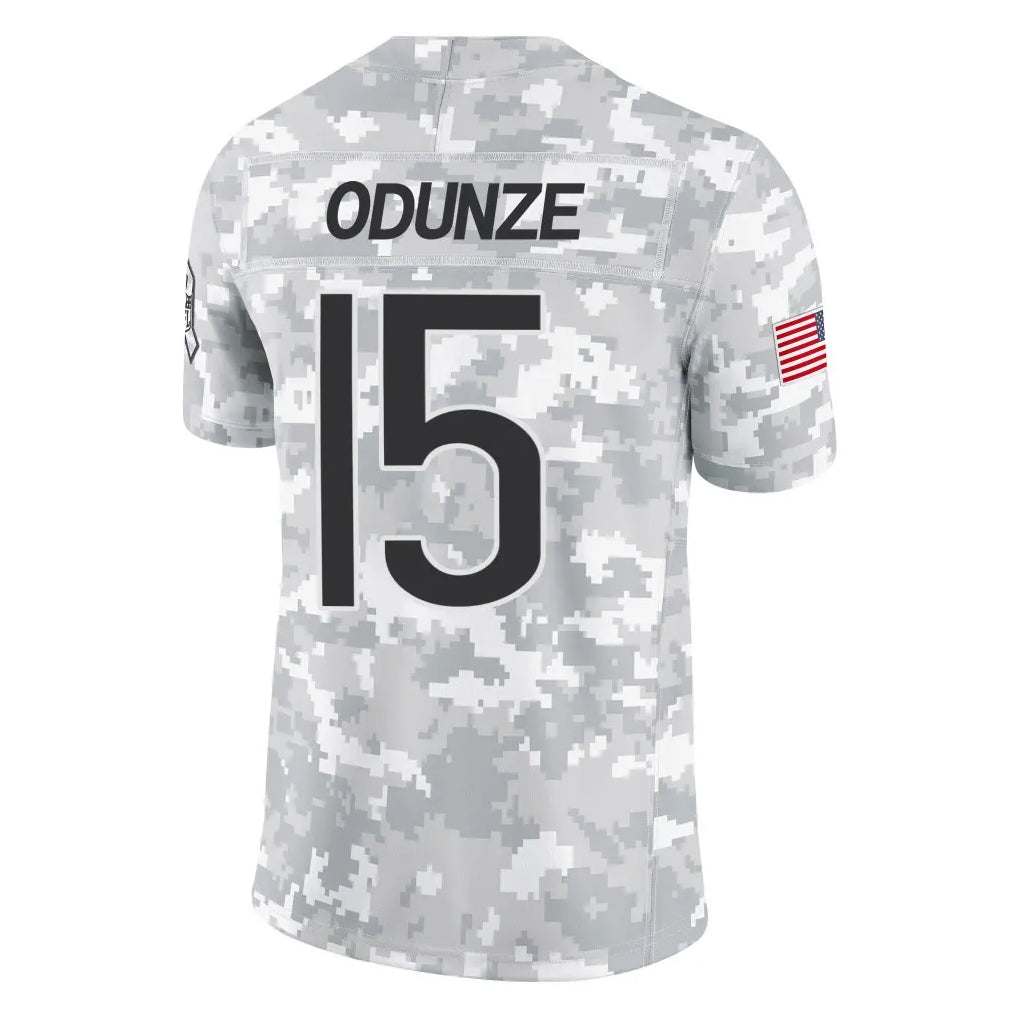 Kooe C.Bears #15 Rome Odunze Player Arctic Camo Salute to Service Limited Stitched Jerseys