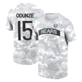 Kooe C.Bears #15 Rome Odunze Player Arctic Camo Salute to Service Performance T-Shirt Limited Stitched Jerseys