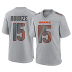 Kooe C.Bears #15 Rome Odunze Player Gray Atmosphere Fashion Game Stitched Jerseys