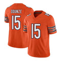 Kooe C.Bears #15 Rome Odunze Player Orange Vapor F.U.S.E. Limited Home Game Stitched Jerseys