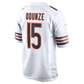 Kooe C.Bears #15 Rome Odunze Player White Home Game Stitched Jerseys