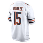 Kooe C.Bears #15 Rome Odunze Player White Home Game Stitched Jerseys