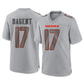 Kooe C.Bears #17 Tyson Bagent Player Gray Atmosphere Fashion Game Stitched Jerseys
