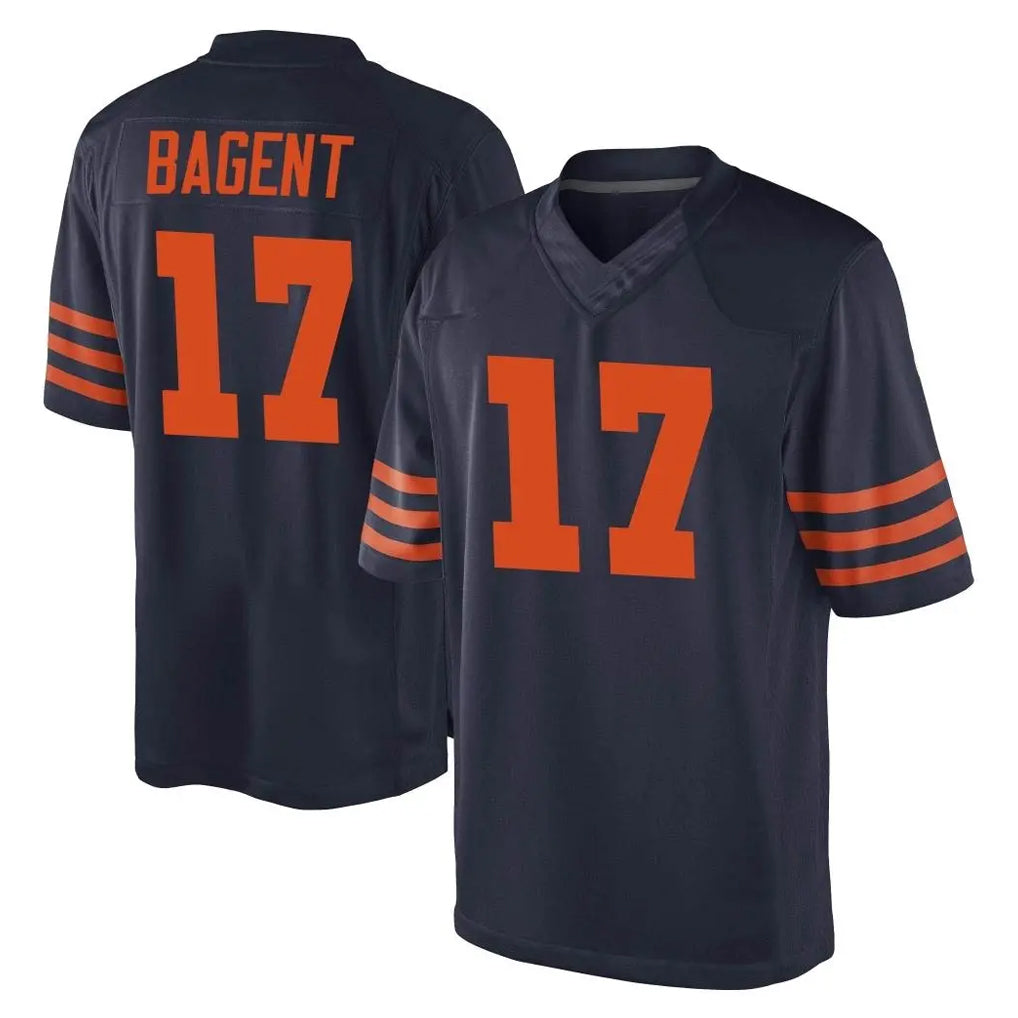 Kooe C.Bears #17 Tyson Bagent Player Navy Blue Alternate Game Stitched Jerseys