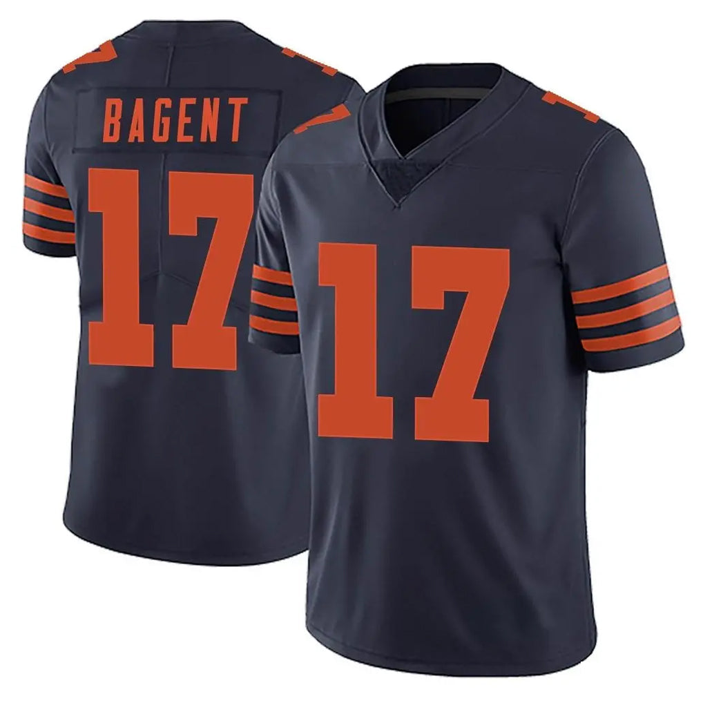Kooe C.Bears #17 Tyson Bagent Player Navy Blue Alternate Vapor Untouchable Limited Stitched Jerseys