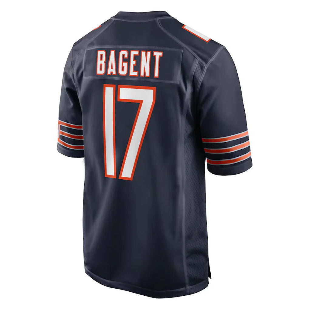 Kooe C.Bears #17 Tyson Bagent Player Navy Home Game Stitched Jerseys