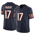 Kooe C.Bears #17 Tyson Bagent Player Navy Vapor F.U.S.E. Limited Home Game Stitched Jerseys
