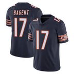 Kooe C.Bears #17 Tyson Bagent Player Navy Vapor Untouchable Limited Home Game Stitched Jerseys