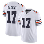 Kooe C.Bears #17 Tyson Bagent Player White Classic Vapor Limited Home Game Stitched Jerseys