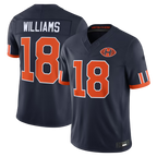 Kooe C.Bears #18 Caleb Williams Navy 2026 Rivalries Collection Limited Stitched Jerseys