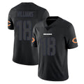 Kooe C.Bears #18 Caleb Williams Player Black Impact Limited Game Stitched Jerseys
