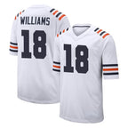 Kooe C.Bears #18 Caleb Williams Player White Classic Home Game Stitched Jerseys