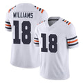 Kooe C.Bears #18 Caleb Williams Player White Classic Vapor Limited Home Game Stitched Jerseys