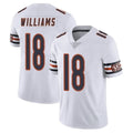 Kooe C.Bears #18 Caleb Williams Player White Vapor Untouchable Limited Home Game Stitched Jerseys