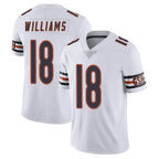 Kooe C.Bears #18 Caleb Williams Player White Vapor Untouchable Limited Home Game Stitched Jerseys