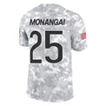 Kooe C.Bears #25 Kyle Monangai Player Arctic Camo Salute to Service Limited Stitched Jerseys