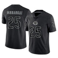 Kooe C.Bears #25 Kyle Monangai Player Black REFLECTIVE Limited Game Stitched Jerseys