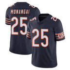 Kooe C.Bears #25 Kyle Monangai Player Navy Vapor Untouchable Limited Home Game Stitched Jerseys