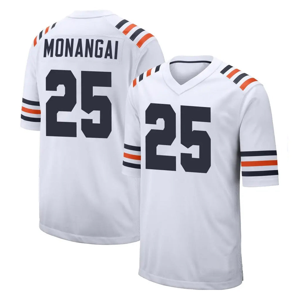 Kooe C.Bears #25 Kyle Monangai Player White Classic Home Game Stitched Jerseys