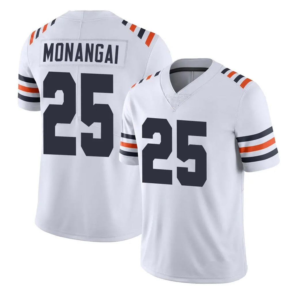 Kooe C.Bears #25 Kyle Monangai Player White Classic Vapor Limited Home Game Stitched Jerseys