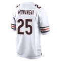 Kooe C.Bears #25 Kyle Monangai Player White Home Game Stitched Jerseys