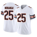 Kooe C.Bears #25 Kyle Monangai Player White Vapor F.U.S.E. Limited Home Game Stitched Jerseys