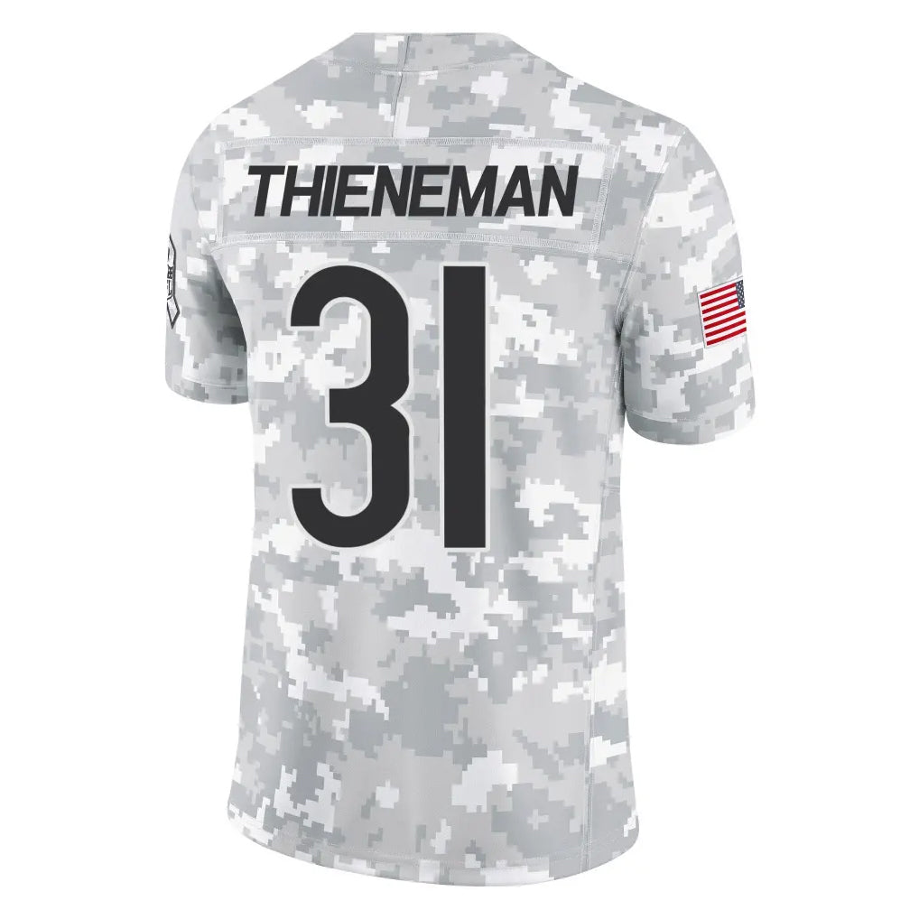 Kooe C.Bears #31 Dillon Thieneman Player Arctic Camo Salute to Service Limited Stitched Jerseys