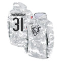 Kooe C.Bears #31 Dillon Thieneman Player Arctic Camo Salute to Service Pullover Hoodies Limited Stitched Jerseys