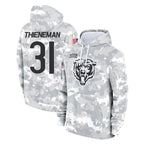 Kooe C.Bears #31 Dillon Thieneman Player Arctic Camo Salute to Service Pullover Hoodies Limited Stitched Jerseys